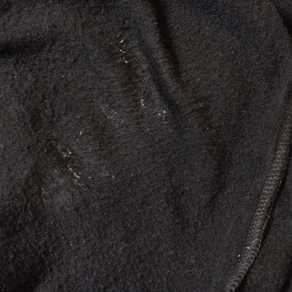 Capote S/M Bamboo Blend Faux Fur Black Poncho - Picture 17 of 17